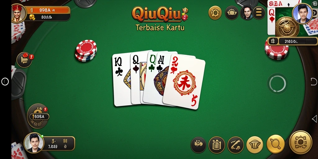 Gameplay seru dari permainan QiuQiu 898A.