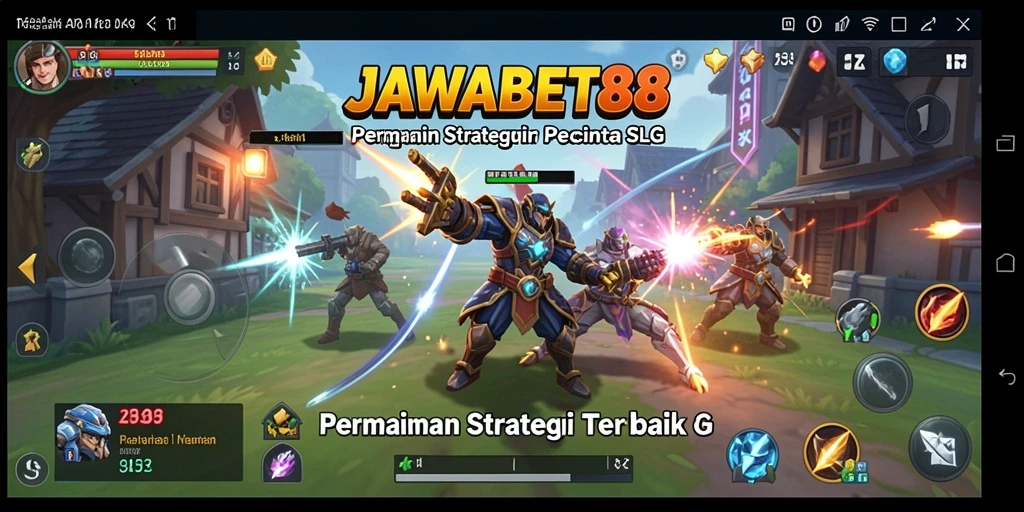 Tampilan gameplay JAWABET88 yang seru dan strategis.