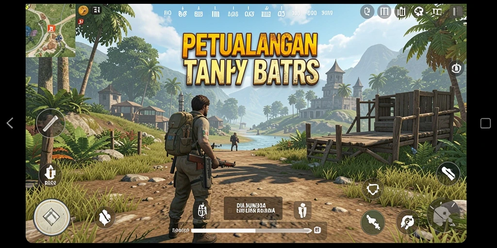 Tampilan gameplay PAKARJP yang spektakuler dalam eksplorasi dunia terbuka.