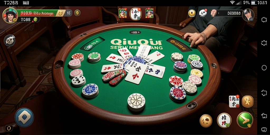 Tampilan screenshot gameplay seru QiuQiu TO288.
