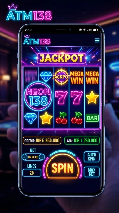 Screenshot aplikasi atm138 dengan tampilan antarmuka yang ramah pengguna.
